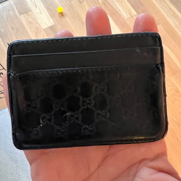 Gucci Black Leather Card Holder - Picture 3 of 4